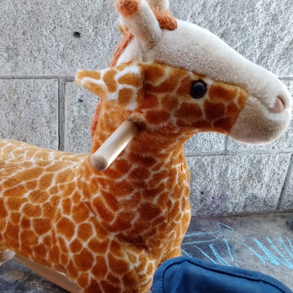 Giraffe rocking horse